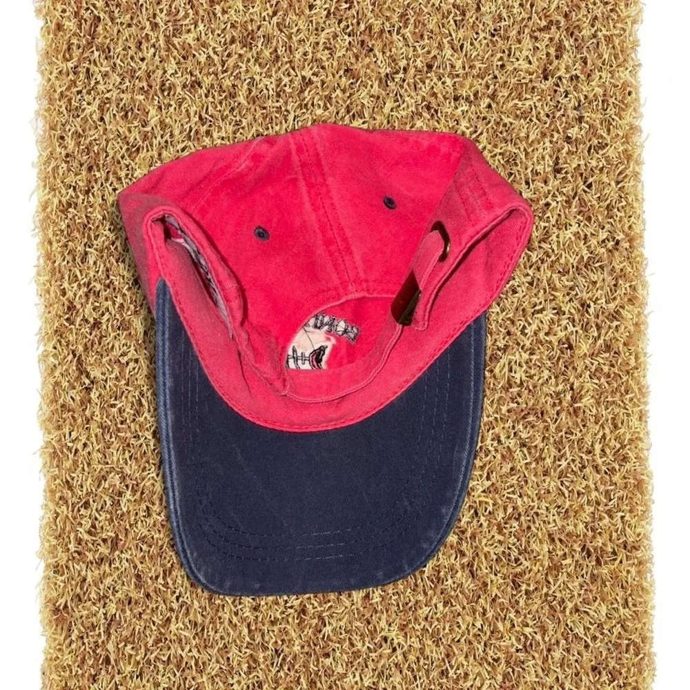 Men’s Adjustable Red and Blue Bonita Beach Florida Cap - Picture 2 of 4